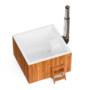 Фурако Polar Spa ELITE QUATTRO 180 квадратная с интегрированной печью для 4 человек (термососна светлая) с доставкой фото - 2 Купель Фурако Polar Spa ELITE QUATTRO 180 квадратная с интегрированной печью для 4 человек (термососна светлая) фото фото - 2